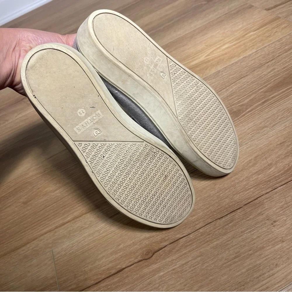 Rothy’s Gray Slip-On‎ Sneakers Women’s Size 7.5
